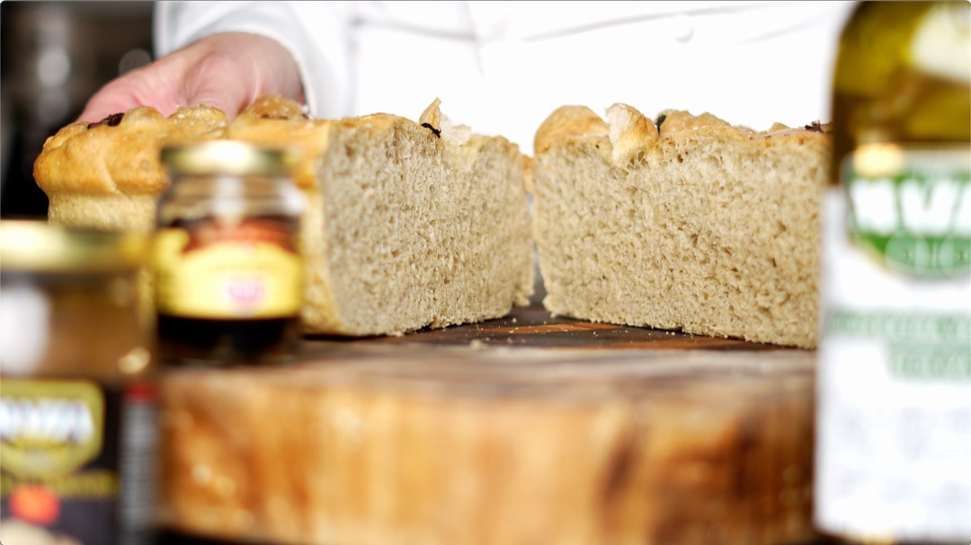 Focaccia with Truffle Sauce
